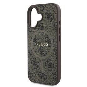 Kryt na mobil Guess PU Leather 4G Colored Ring MagSafe na Apple iPhone 16 hnědý

 obrázek produktu 5 z 7