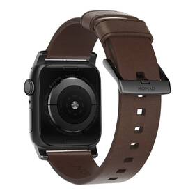 Řemínek NOMAD Leather Strap na Apple Watch 42mm/44mm/45mm/49mm černý/hnědý

 obrázek produktu 2 z 4