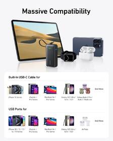 Powerbanka Anker Anker 545 10000mAh, 30W s kabelem USB-C černá

 obrázek produktu 5 z 5