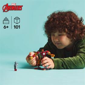 Stavebnice LEGO® Marvel 76307 Iron Man v robotickém obleku vs. Ultron 

 obrázek produktu 4 z 8