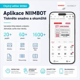 Tiskárna štítků Niimbot B2 PRO + role štítků 230 ks zelená

 obrázek produktu 11 z 14