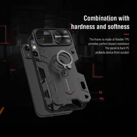 Kryt na mobil Nillkin CamShield Armor na Apple iPhone 13 černý

 obrázek produktu 2 z 4