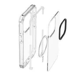 Kryt na mobil Cubenest MagPro Strong Guard s MagSafe na Apple iPhone 15 Pro bílý/průhledný

 obrázek produktu 11 z 13