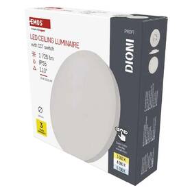 Stropní svítidlo EMOS Dioni 15W, 28cm, 1725lm, teplá-studená bílá bílé

 obrázek produktu 2 z 5