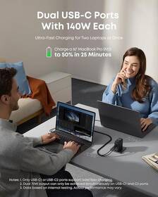 Nabíječka do sítě Anker 140W, 3xUSB-C/1x USB-A stříbrná

 obrázek produktu 3 z 3