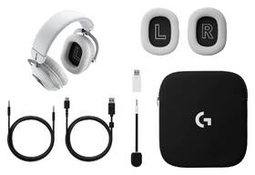 Headset Logitech PRO X3 LIGHTSPEED Wireless bílý

 obrázek produktu 6 z 17