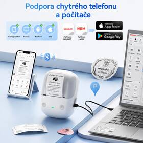 Tiskárna štítků Niimbot B2 + role štítků 230 ks růžová

 obrázek produktu 12 z 13
