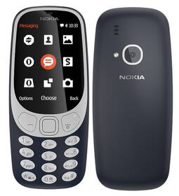Mobilní telefon Nokia 3310 (2017) Dual SIM modrá barva
