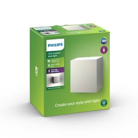Nástěnné svítidlo Philips Macaw, LED nerez

 obrázek produktu 2 z 2