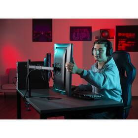Držák Hama Standard, 2 ramena, na monitor, pro úhlopříčky 13" až 32", nosnost 2x8 kg černý

 obrázek produktu 7 z 9