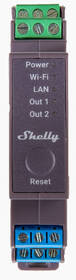 Modul Shelly Pro 2, 2x 16A na DIN lištu, Wi-Fi, LAN 

 obrázek produktu 2 z 5