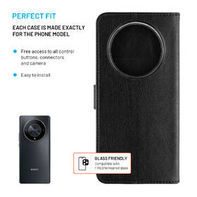 Pouzdro na mobil flipové FIXED Opus na HONOR Magic 7 Lite/X60 Pro 5G černé

 obrázek produktu 2 z 7