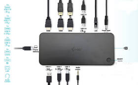 Dokovací stanice i-tec USB 3.0 / USB-C / Thunderbolt, 3x 4K, PD 100W 

 obrázek produktu 3 z 6