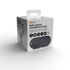 Zásuvka Solight 1x zásuvka + USB A/C 20W PD černá

 obrázek produktu 7 z 7