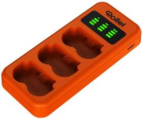 Nabíječka Rollei NP-W235 Triple Charger Set (Fuji) oranžová

 obrázek produktu 3 z 3