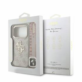 Kryt na mobil Guess PU 4G Metal Logo Strap na Apple iPhone 18 Pro růžový

 obrázek produktu 7 z 7