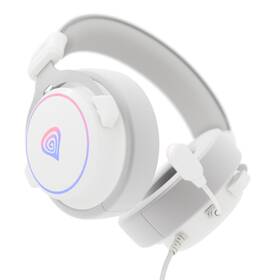 Headset Genesis NEON 764 7.1 bílá barva
