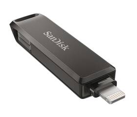 USB Flash SanDisk iXpand Luxe 64GB, USB-C + Lightning šedá barva
