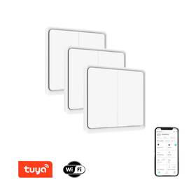 Vypínač IMMAX NEO SMART sada 3x vypínač 2-tlačítkový Wi-Fi, 230V bílý

 obrázek produktu 1 z 7