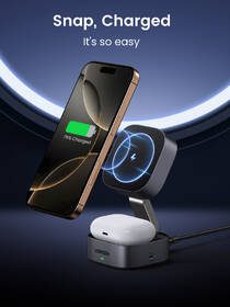 Bezdrátová nabíječka UGREEN Qi2 7,5W na Apple iPhone a AirPods černá/šedá

 obrázek produktu 8 z 15