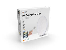 Stropní svítidlo Solight Star, kulaté, 24W, 2400lm, dálkové ovládání, 37cm bílé

 obrázek produktu 6 z 6