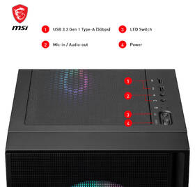 Case MSI FORGE 320R AIRFLOW černá

 obrázek produktu 3 z 4