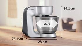 Kuchyňský robot Bosch MUM58359 stříbrná barva
