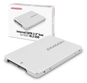 Rámeček Axagon ALU box 2.5" internal, SATA - M.2 SATA SSD stříbrný

 obrázek produktu 9 z 10