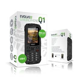 Mobilní telefon Evolveo StrongPhone Q1 černý/oranžový

 obrázek produktu 10 z 10