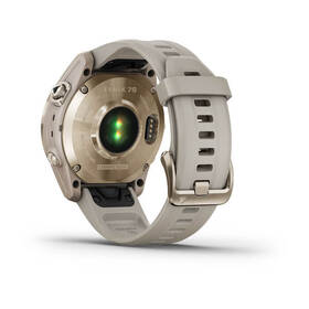 Chytré hodinky Garmin fenix 7S Sapphire Solar - Titan Cream Gold/Sand Silicone Band 

 obrázek produktu 10 z 10