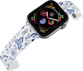 Řemínek Mi-Band na Apple Watch 42/44/45/49 mm - motiv Cibulák, bílý 

 obrázek produktu 3 z 3