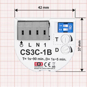 Spínač časový Elektrobock CS3C-1B pod vypínač 

 obrázek produktu 5 z 5