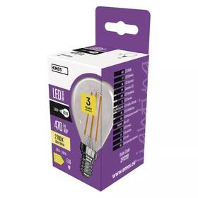 Žárovka LED EMOS Filament Mini Globe, 3,4W, E14, teplá bílá 

 obrázek produktu 2 z 2