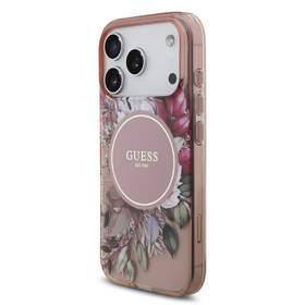 Kryt na mobil Guess IML Flowers Strap MagSafe na Apple iPhone 17 Pro růžový

 obrázek produktu 1 z 7