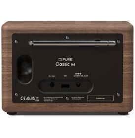 Radiopřijímač s DAB+ Pure Classic H4 černý/hnědý

 obrázek produktu 3 z 6
