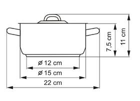 Hrnec s poklicí Kolimax 15 cm - 1,0  l 

 obrázek produktu 5 z 6