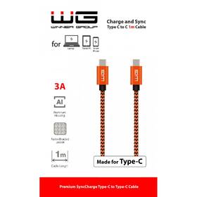 Kabel WG USB-C/USB-C, 1m oranžový

 obrázek produktu 1 z 1