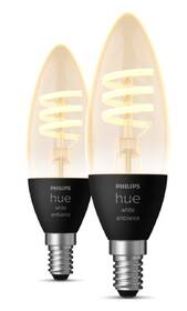 Chytrá žárovka Philips svíčka E14, 4,6W White Ambiance, 2ks 

 obrázek produktu 2 z 5