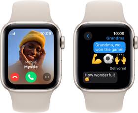 Chytré hodinky Apple GPS 40mm pouzdro z hvězdně bílého hliníku - hvězdně bílý sportovní řemínek - S/M 

 obrázek produktu 3 z 7