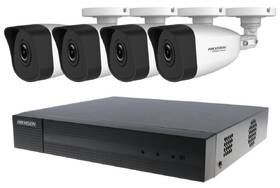 Kamerový systém Hikvision HiWatch 1x NVR HWN-2104MH-4P(C)/ 4x IP kamera HWI-B140H(C) 
