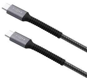 Kabel FIXED Armor USB-C/USB-C, PD, 240 W, 2 m šedý

 obrázek produktu 3 z 9