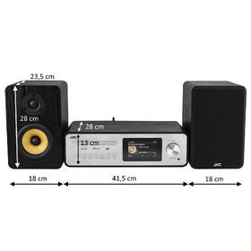 Minisystém JVC MX-E455S stříbrný

 obrázek produktu 5 z 18