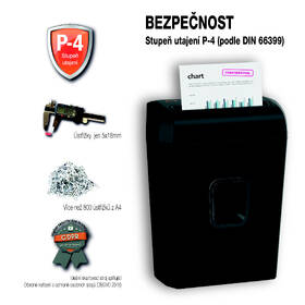 Skartovač Peach PS500-30, 7 listů, 13 l 

 obrázek produktu 2 z 11