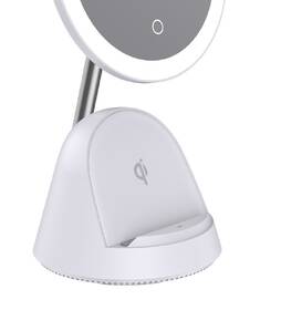 Stolní lampička IMMAX LED kosmetické zrcátko FACE 3v1, stojánek s Qi nabíjením 18W bílá

 obrázek produktu 9 z 15