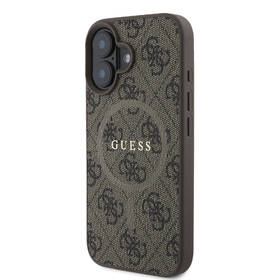 Kryt na mobil Guess PU Leather 4G Colored Ring MagSafe na Apple iPhone 16 hnědý

 obrázek produktu 2 z 7