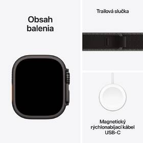 Chytré hodinky Apple GPS + Cellular 49mm černý titan - černý / uhlový trailový tah - M/L 

 obrázek produktu 11 z 11