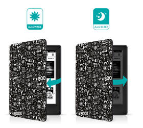 Pouzdro pro čtečku e-knih Connect IT pro Amazon New Kindle 2022 - Doodle 

 obrázek produktu 5 z 7