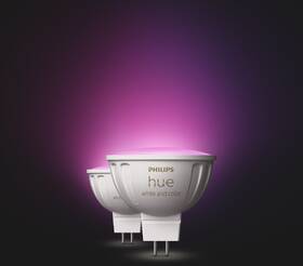 Chytrá žárovka Philips 6,3 W, MR16, GU5,3, White and Color Ambiance, 2 ks 

 obrázek produktu 3 z 5
