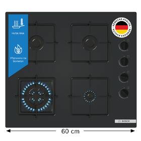 Plynová varná deska Bosch POH6B6K30 černá

 obrázek produktu 1 z 10