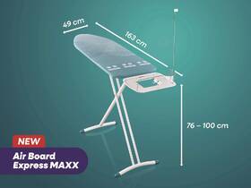 Žehlicí prkno Leifheit Air Board Express L Solid MAXX bílé/modré

 obrázek produktu 1 z 1